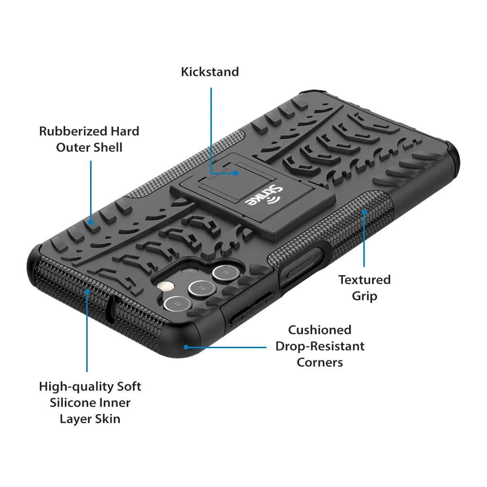 Strike Rugged Case for Samsung Galaxy A32 5G (Black)