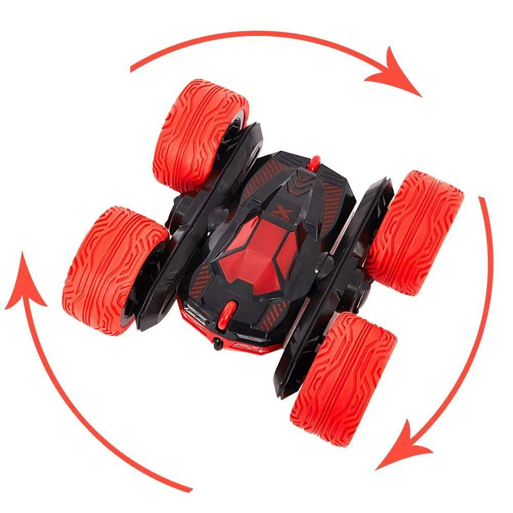 Stunt RC Car Double Sided Rotating Tumbling Ransformation 360 Degree/RED