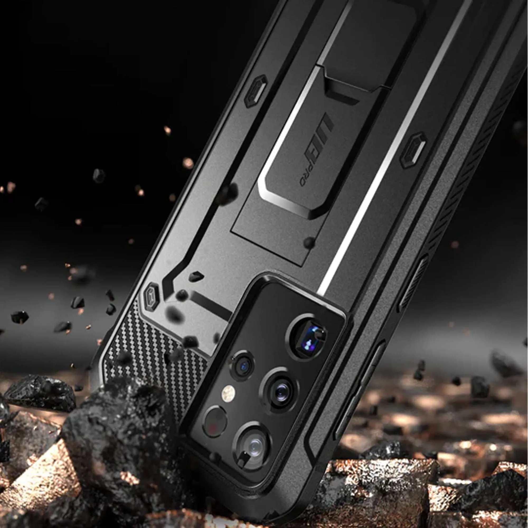 Supcase Unicorn Beetle Pro Rugged Case for Samsung Galaxy S21 Ultra - Black (Barcode: 843439135994 )