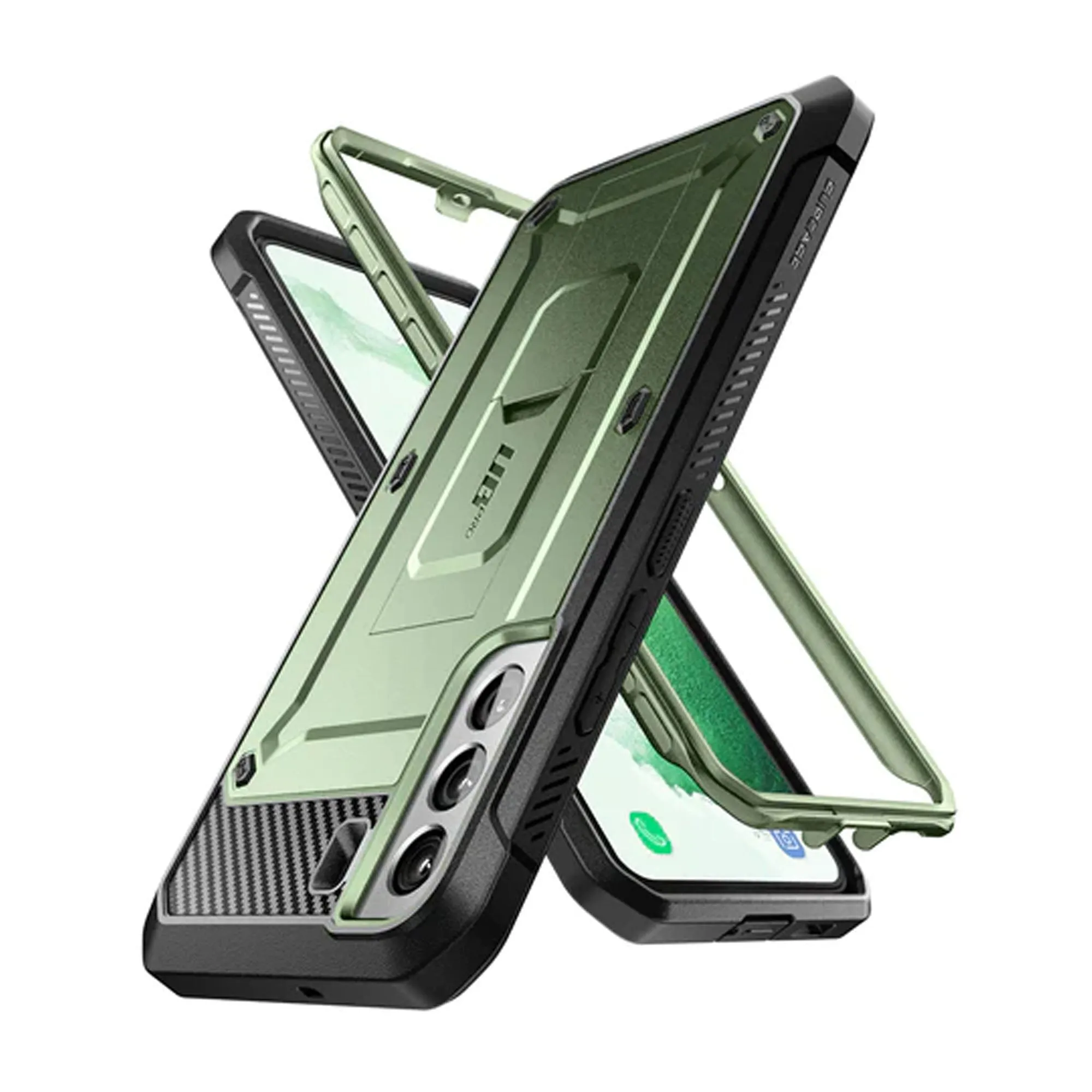 Supcase Unicorn Beetle Pro Rugged Case for Samsung Galaxy S22 Plus - Dark Green