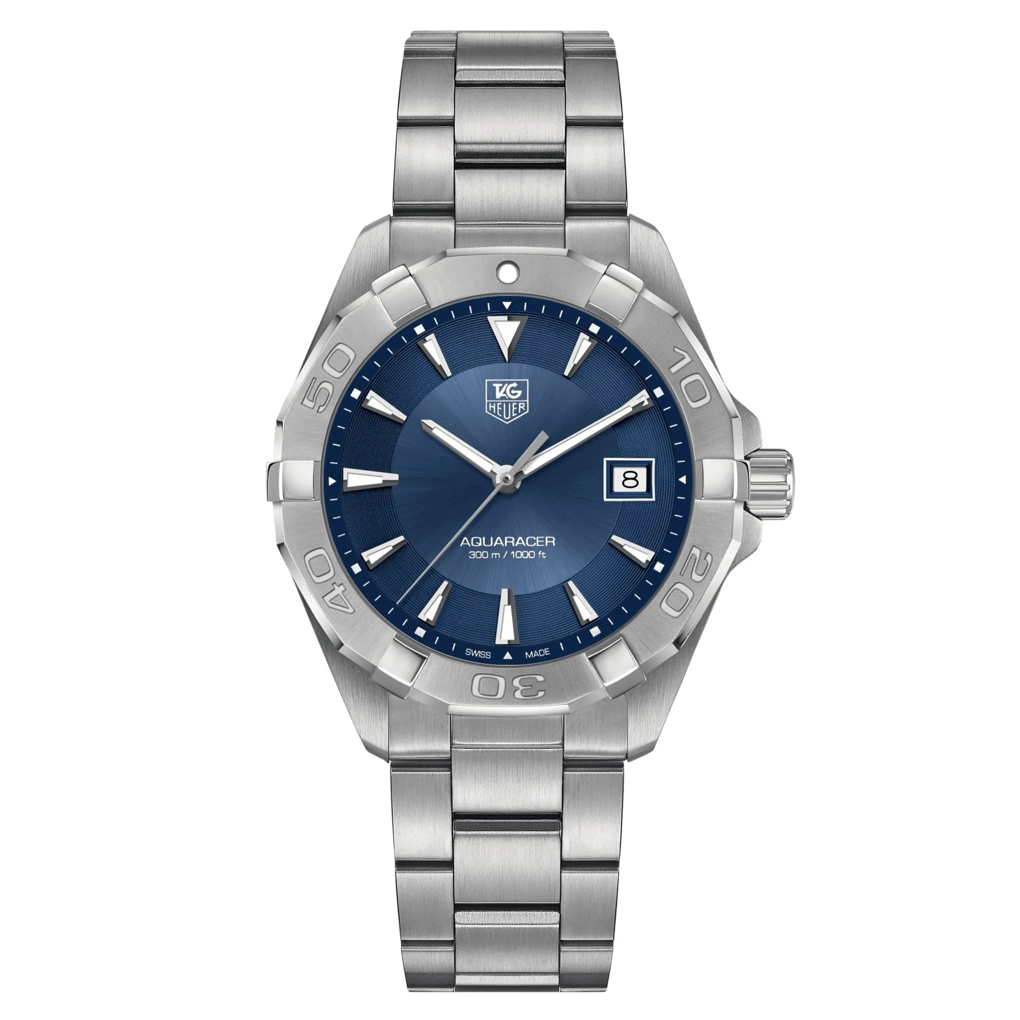 Tag Heuer Quartz Watch Aquaracer Blue 41mm WAY1112.BA0928