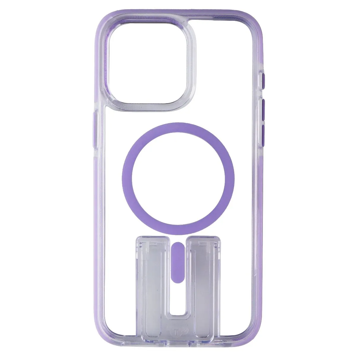 Tech21 EvoCrystal Kick Series Case for Apple iPhone 15 Pro Max - Clear/Lilac