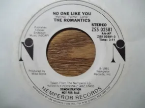 The Romantics - No One Like You (7", Single, Promo) (VG )