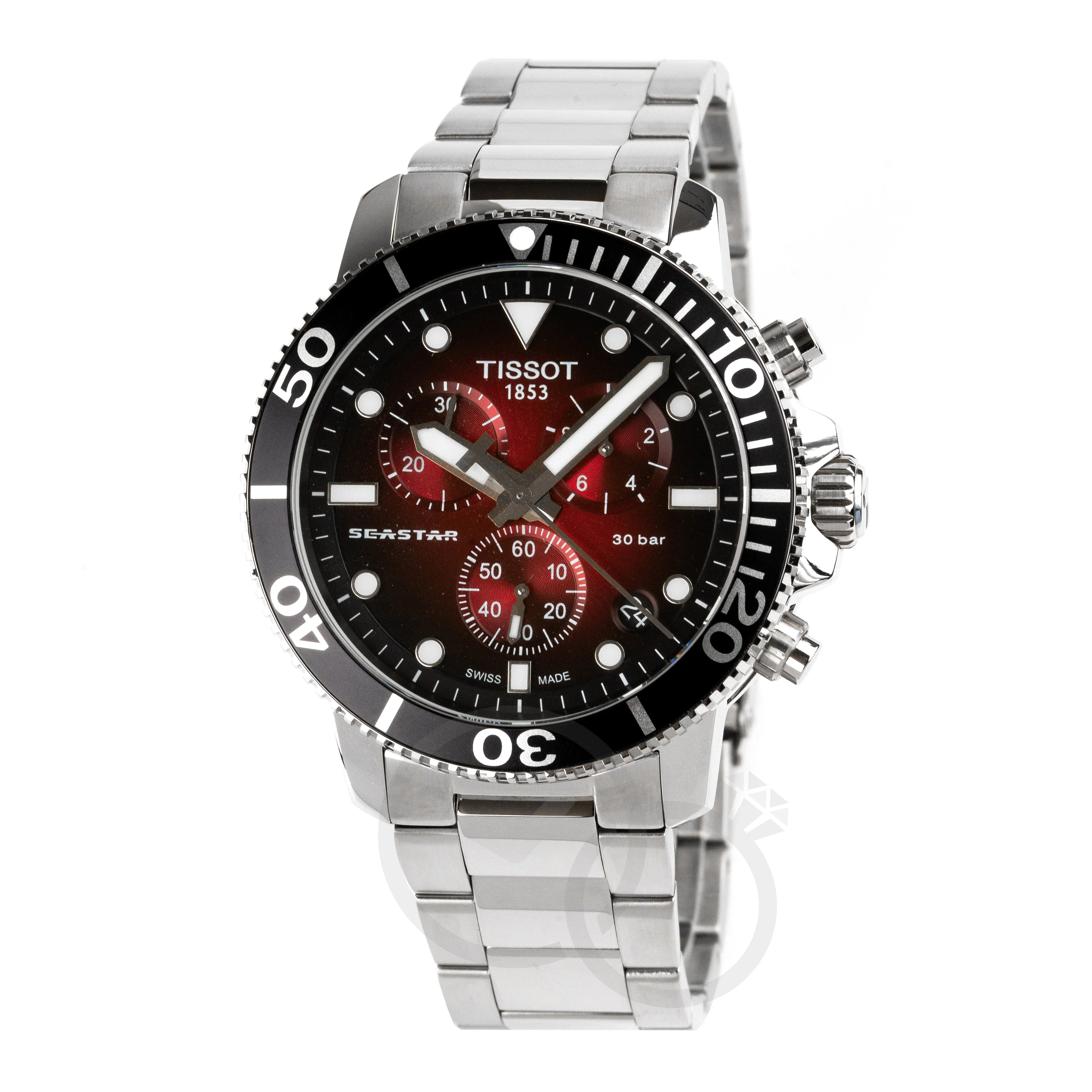 Tissot Chronograph Watch SEASTAR 1000 Red T1204171142100