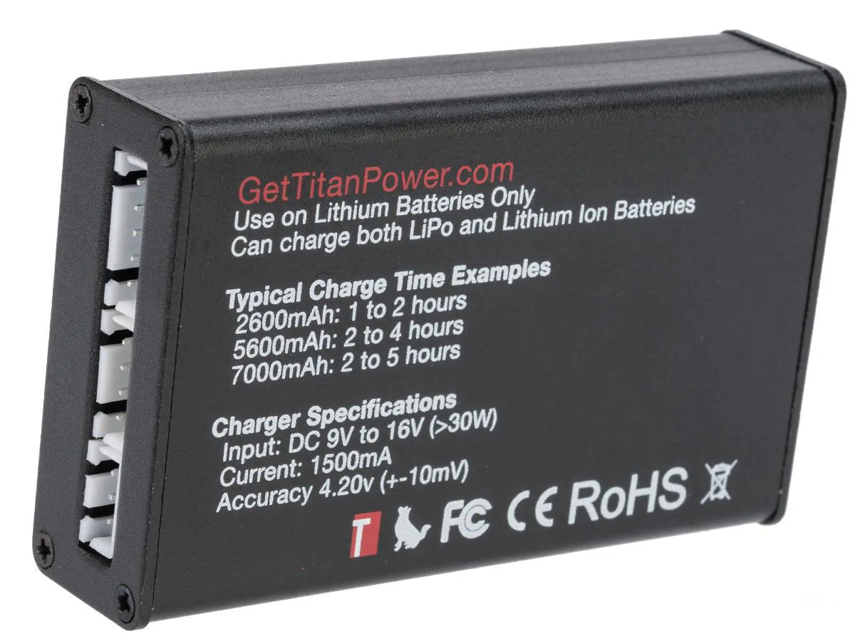 Titan Power Digital Charger for LiPo Airsoft AEG Batteries