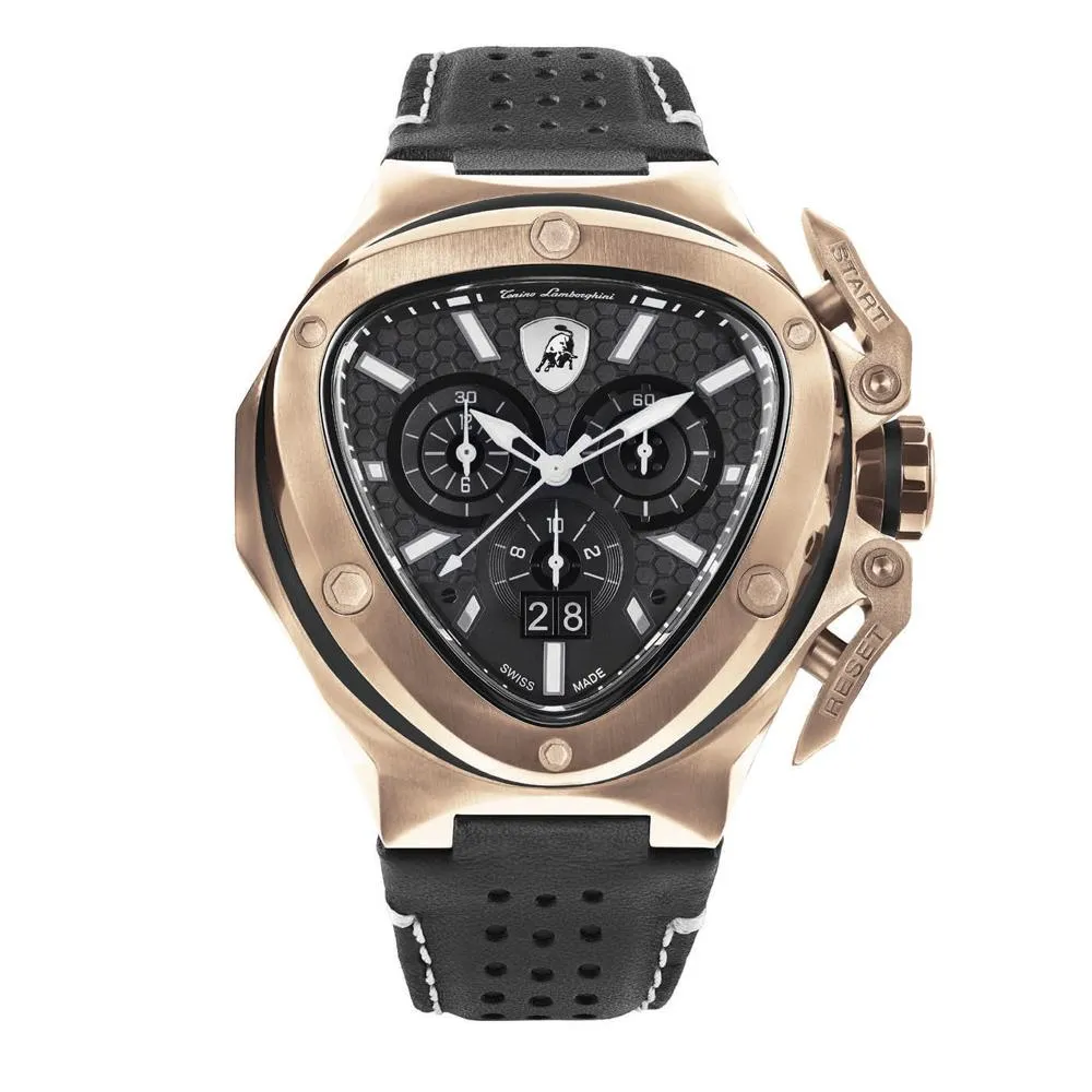 Tonino Lamborghini Men's Chronograph Watch Spyder X Rose Gold T9XD-RG