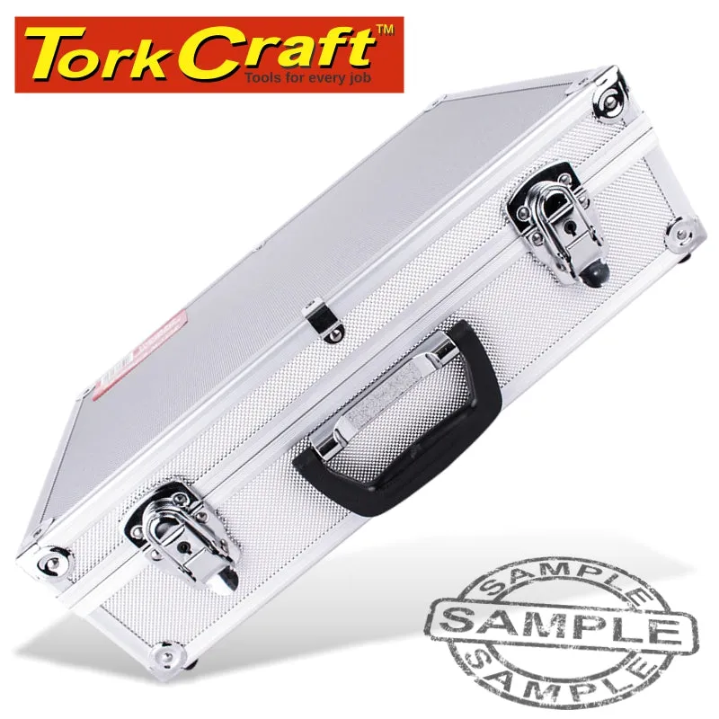 TORK CRAFT ALUMINIUM CASE 42.5 X 28.5 X 12 WITH 5 X DIVIDERS ALC002