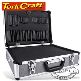 TORK CRAFT ALUMINIUM CASE 45.5 X 33 X 15.2 WITH 5 X DIVIDERS AND FOAM INSERTS ALC003