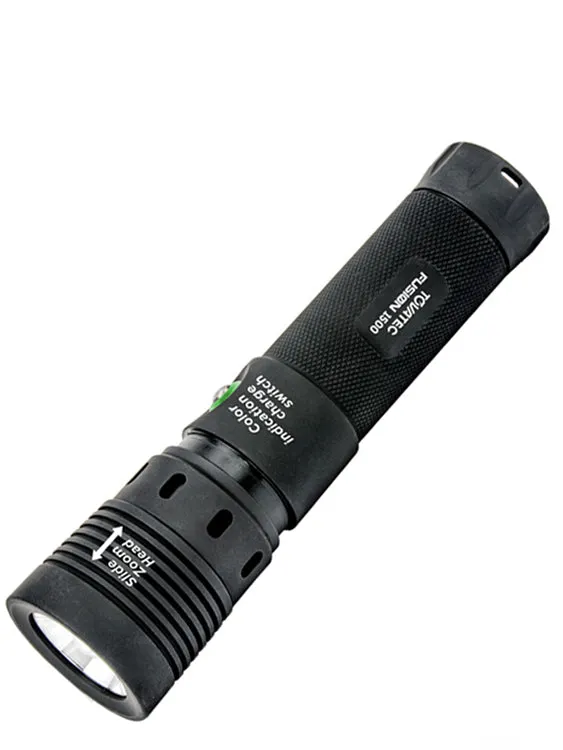 Tovatec Fusion 1500 Rechargeable Dive Torch (1500 Lumen)