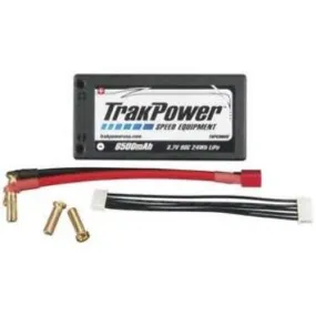 TrakPower LiPo 1S 3.7V 6500mAh 90C Hard Case 4mm