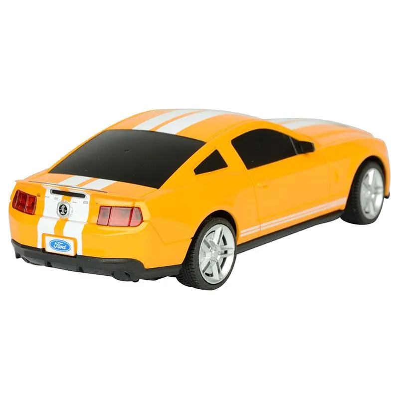 TurboS 1:24 Remote Control GT500 Ford Mustang Licensed Toys Car, Yellow