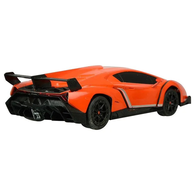 TurboS 1:24 Remote Controlled Lamborghini Veneno Licensed, Orange