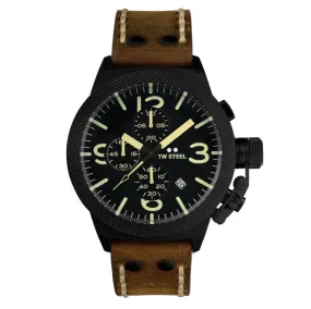 TW Steel Watch Canteen Chronograph Black CS107