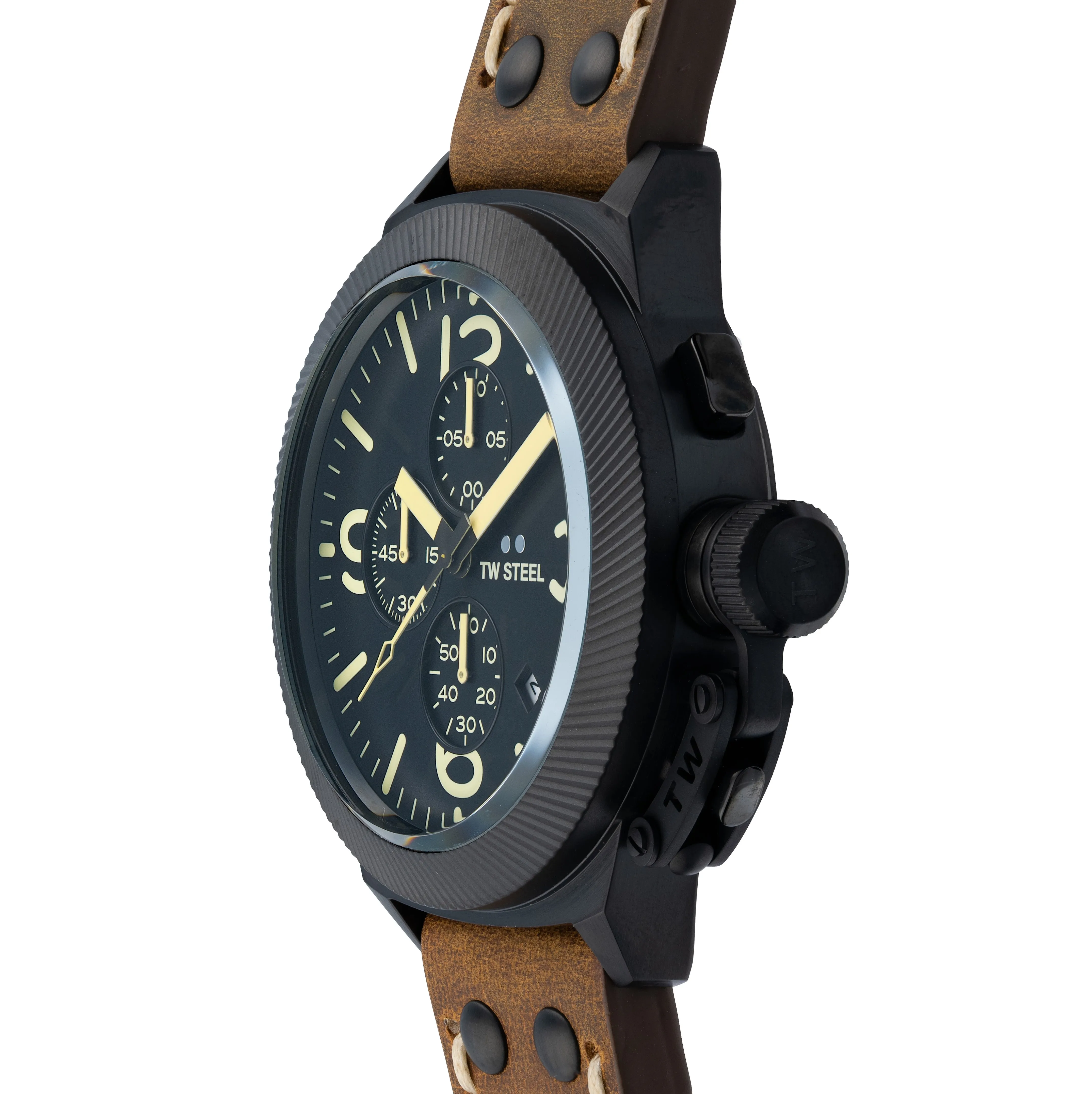 TW Steel Watch Canteen Chronograph Black CS107