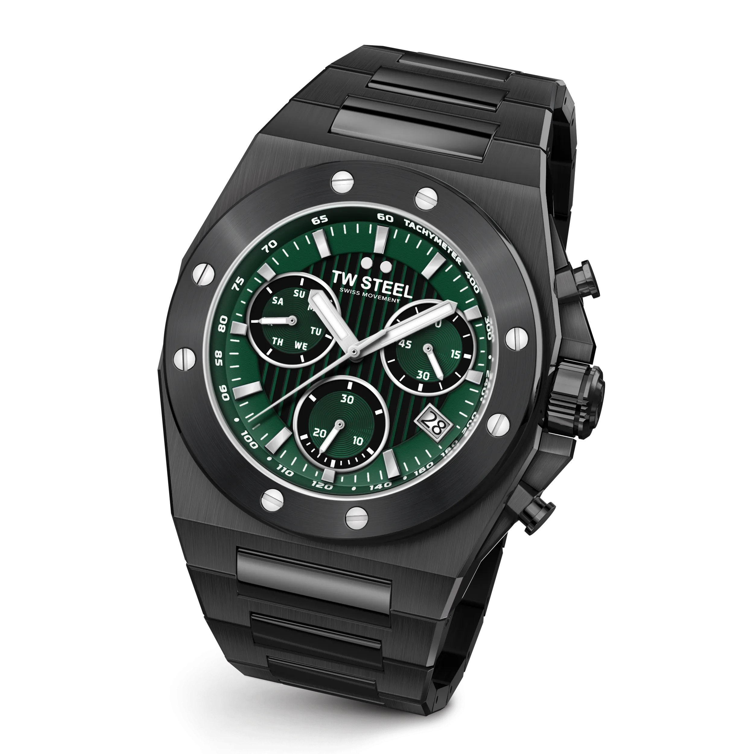 TW Steel Watch CEO Tech Green Black CE4081