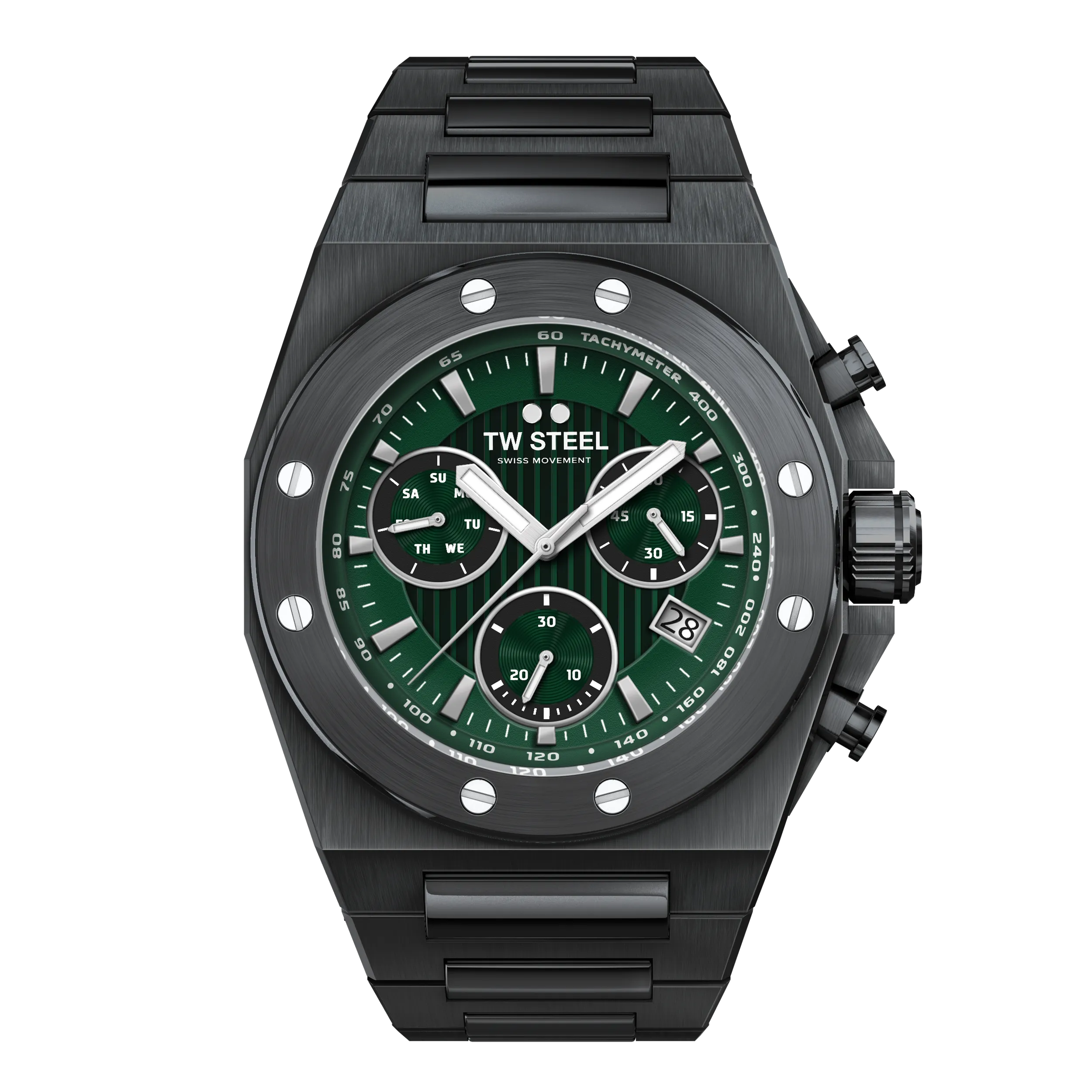 TW Steel Watch CEO Tech Green Black CE4081