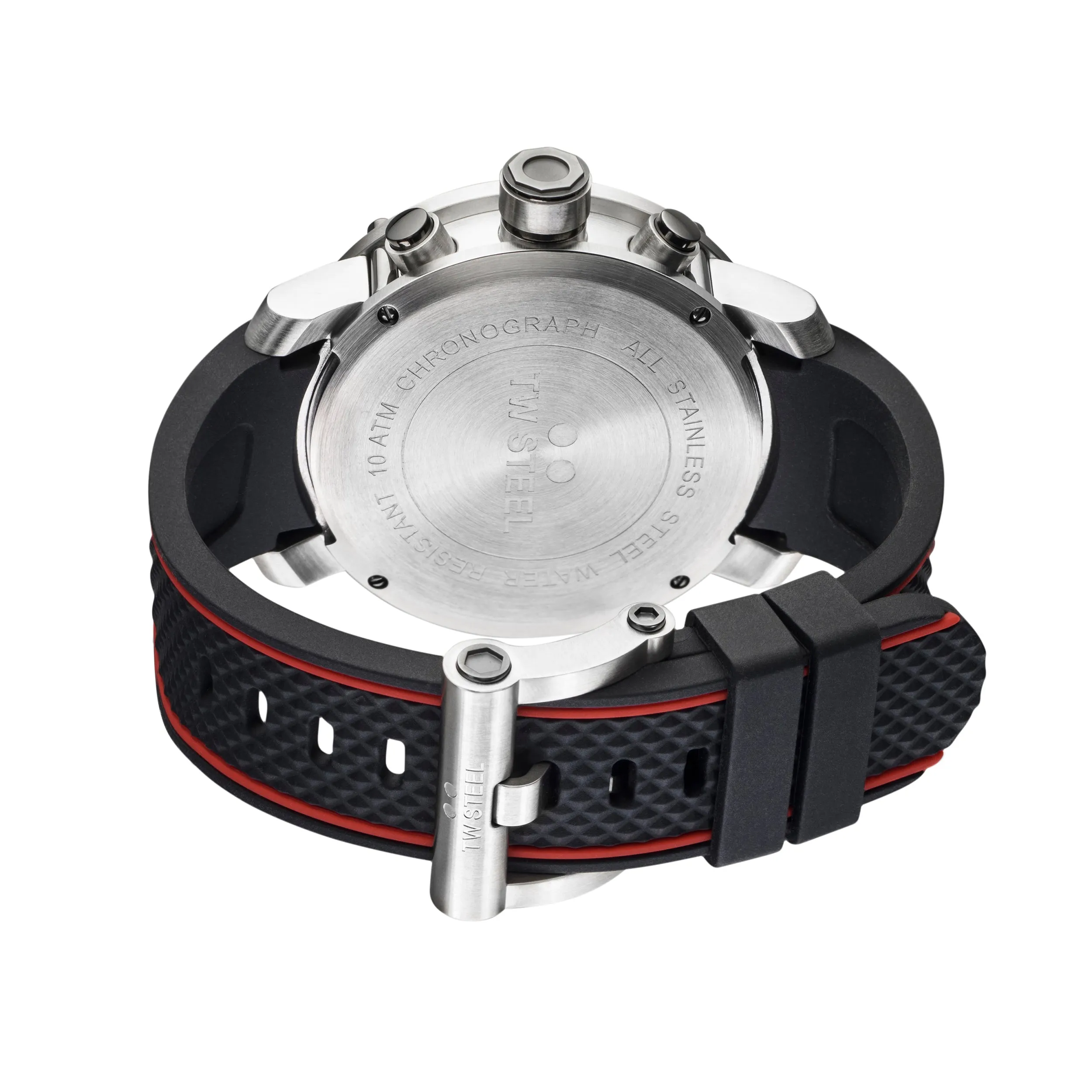 TW Steel Watch Grandeur Tech Chronograph Black Red TS1