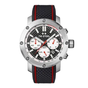 TW Steel Watch Grandeur Tech Chronograph Black Red TS1