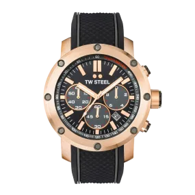 TW Steel Watch Grandeur Tech Chronograph Rose Gold TS5