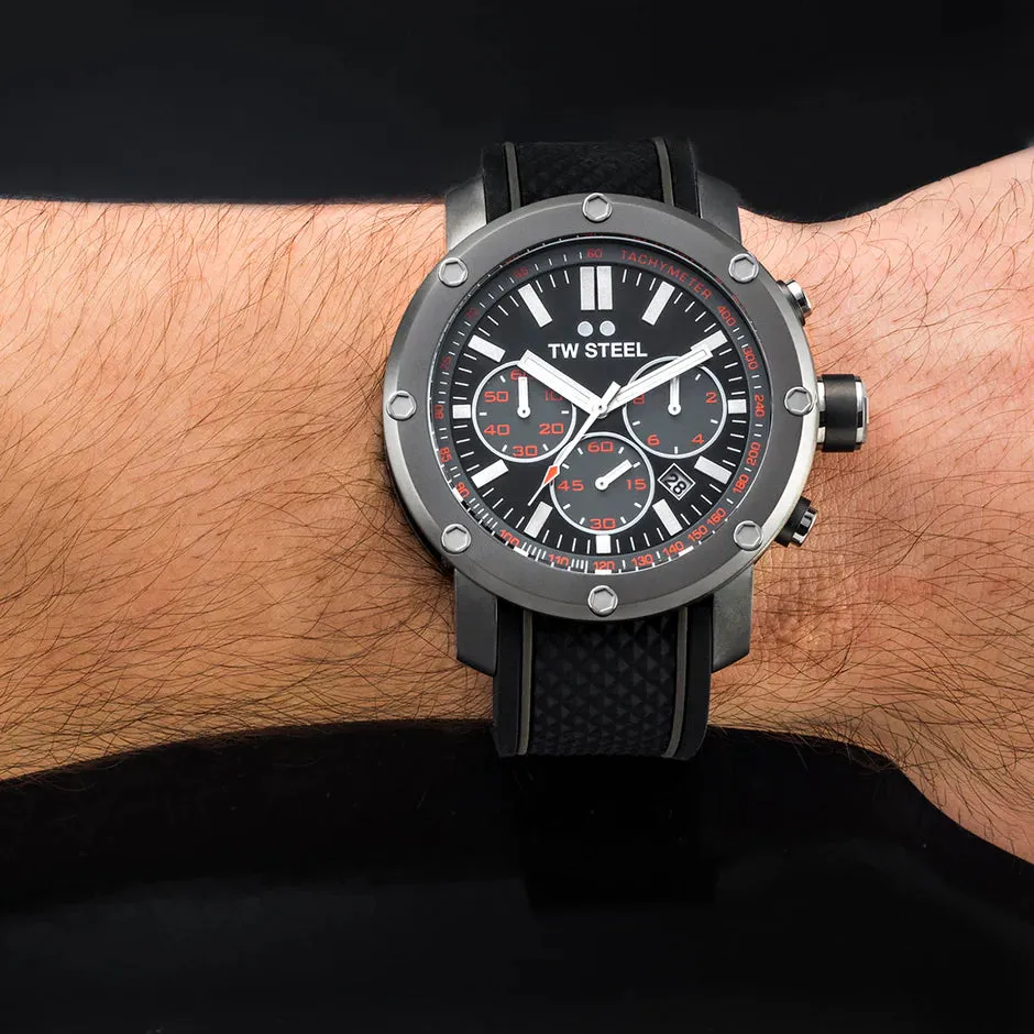 TW Steel Watch Grandeur Tech Chronograph Titanium TS4