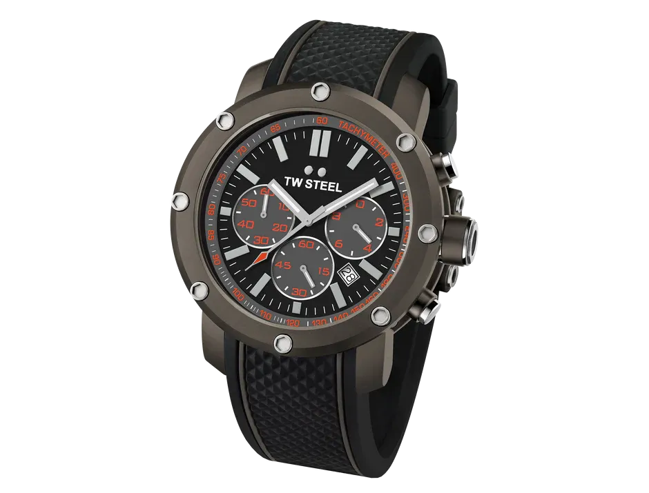 TW Steel Watch Grandeur Tech Chronograph Titanium TS4