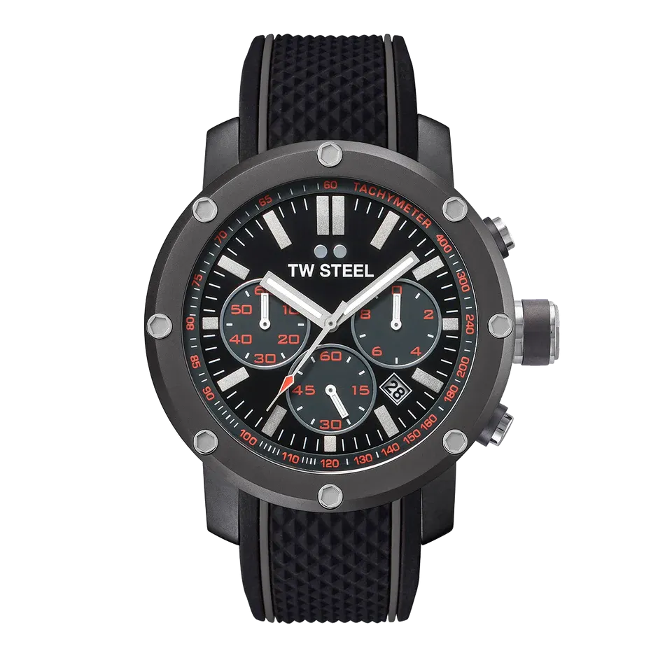 TW Steel Watch Grandeur Tech Chronograph Titanium TS4