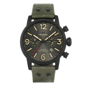 TW Steel Watch Maverick Chronograph Khaki MS124