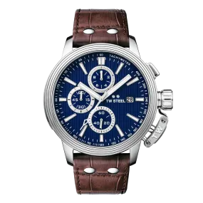 TW Steel Watch Men's CEO Adesso Chronograph Brown CE7009