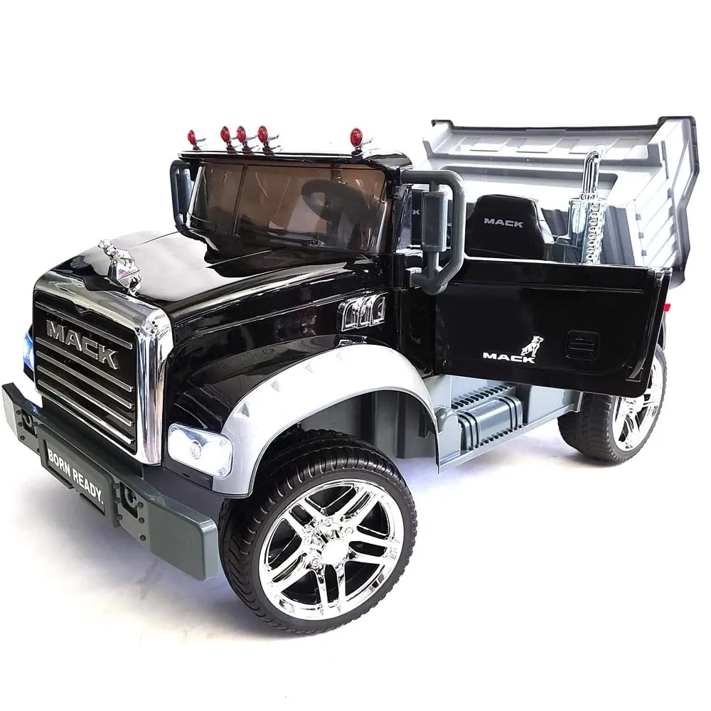 Upgraded Licensed 2025 Mack Truck 24V | 2 Seater Ride-On | Leather Seats | Rubber Tires | Remote | Pre Order