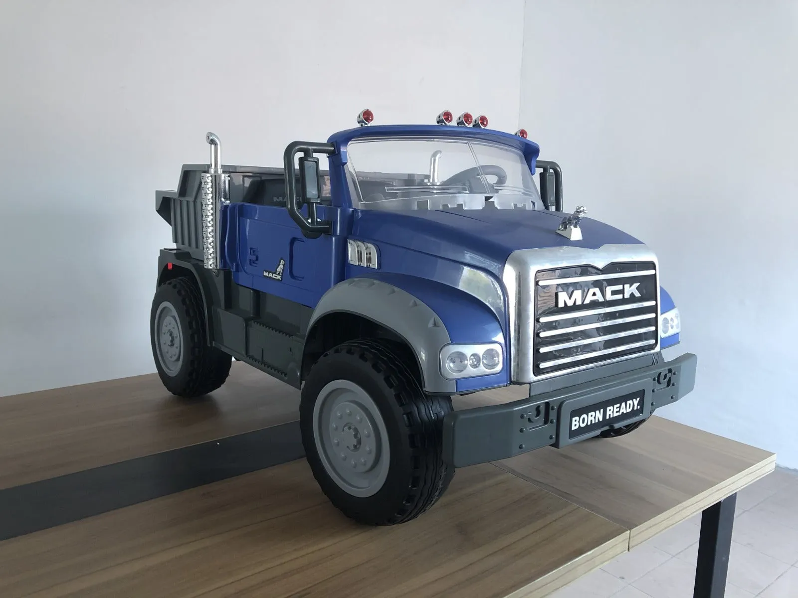 Upgraded Licensed 2025 Mack Truck 24V | 2 Seater Ride-On | Leather Seats | Rubber Tires | Remote | Pre Order