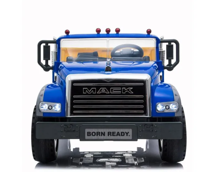 Upgraded Licensed 2025 Mack Truck 24V | 2 Seater Ride-On | Leather Seats | Rubber Tires | Remote | Pre Order