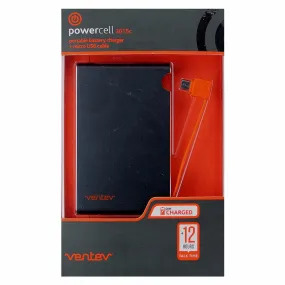 Ventev Powercell 3015c Portable 3000mAh Battery Charger with Micro-USB Connector