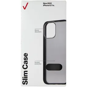 Verizon Slim Sustainable Hard Case for Apple iPhone 13 Pro Max - Black/Smokey