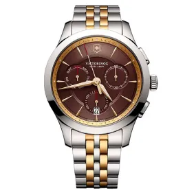 Victorinox Men's Watch Alliance Chrono Brown Two-Tone 249116