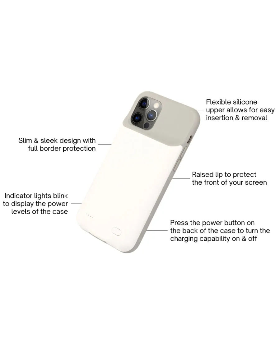 White Ultra Battery Case