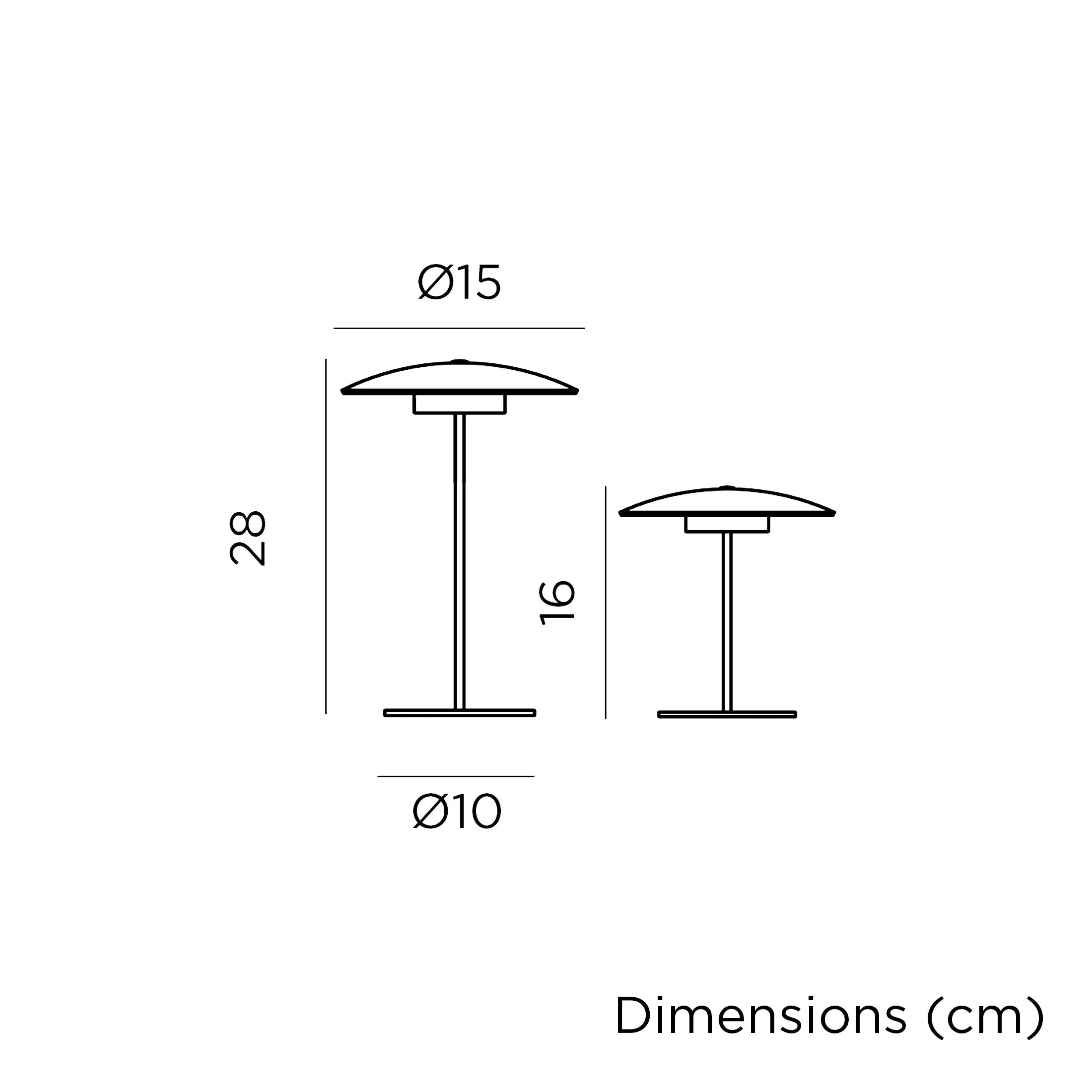 Wireless decorative lamp SARDINIA 30