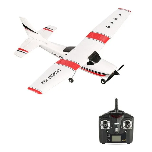 WLtoys F949 3CH 2.4G Cessna 182 Micro RC Airplane RTF - Right Hand Throttle