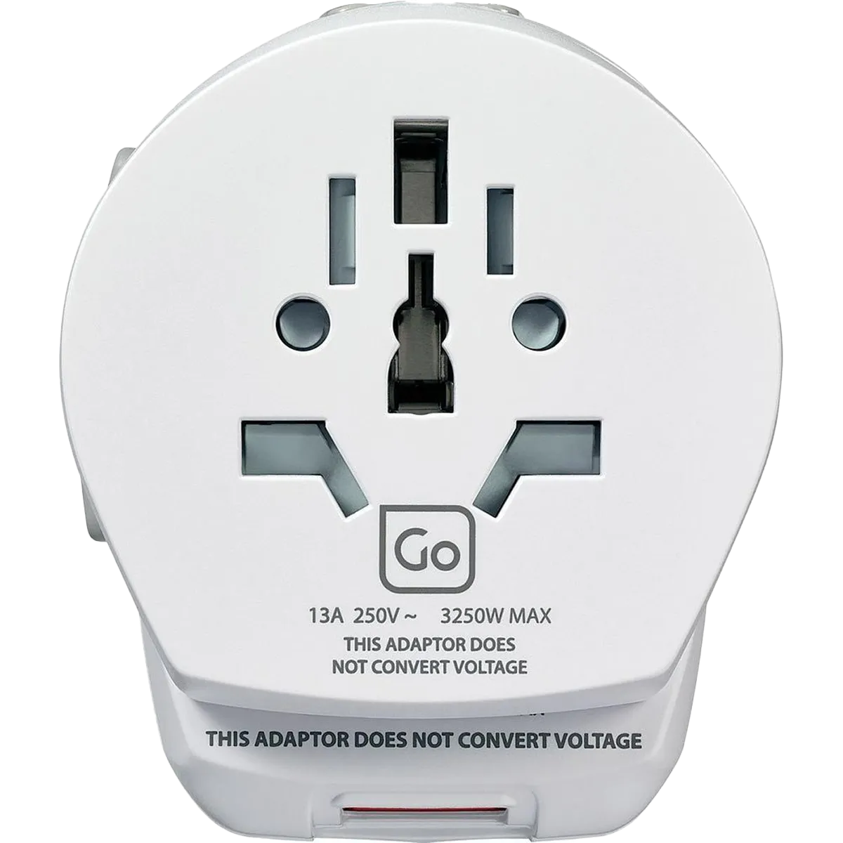 Worldwide Grounded Adaptor USB