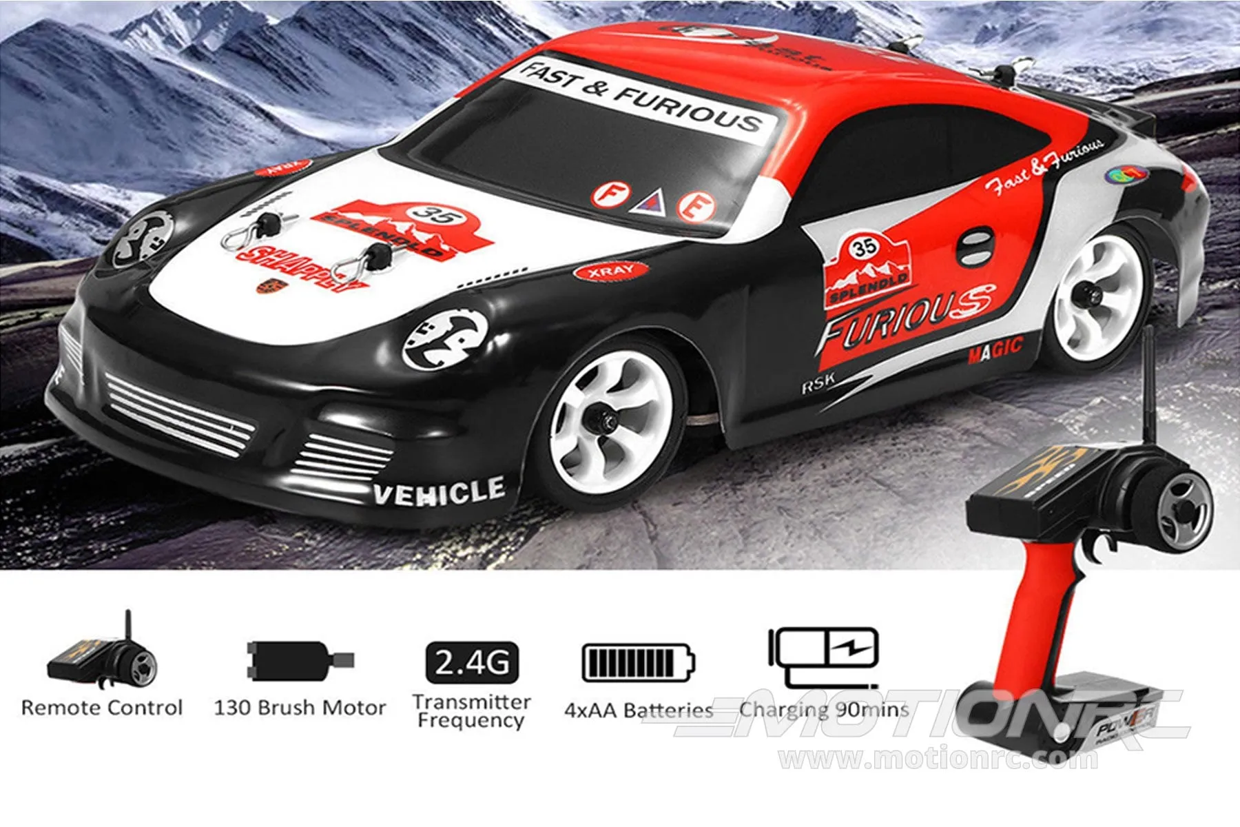 XK 1/28 Scale 4WD Drift Car – RTR