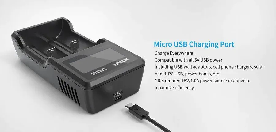 Xtar VC2 Battery Charger