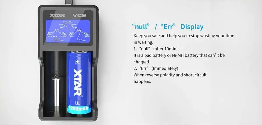 Xtar VC2 Battery Charger