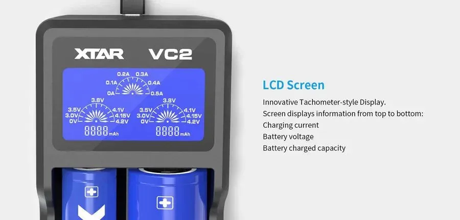 Xtar VC2 Battery Charger